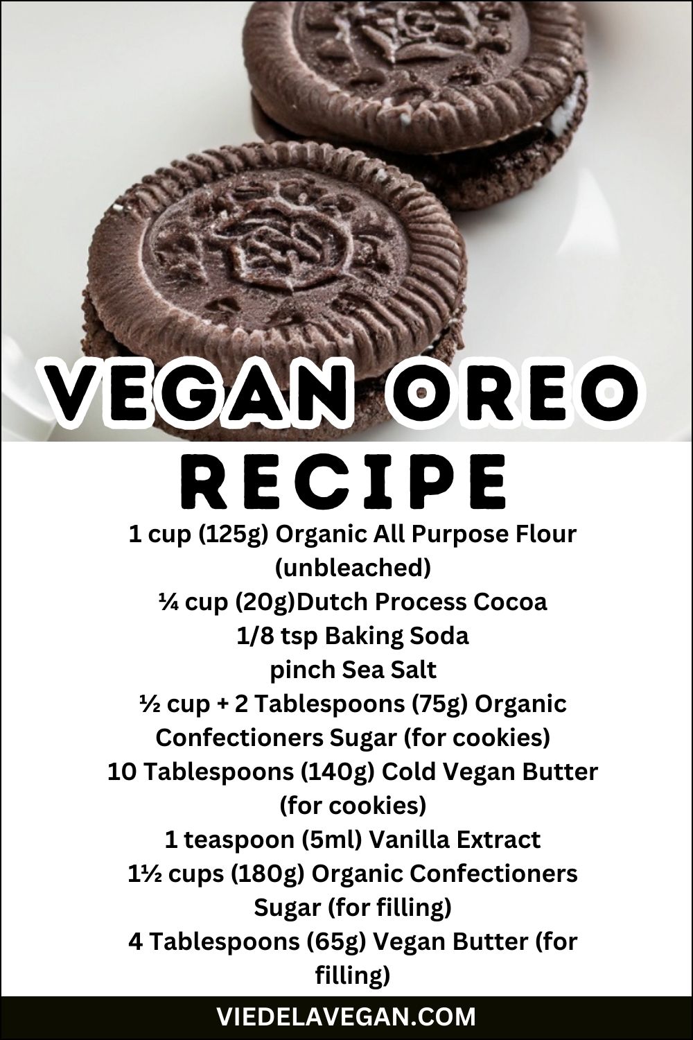 Vegetable Oreo Vegan Oreo Recipe: Indulge in Dairy-Free Bliss!