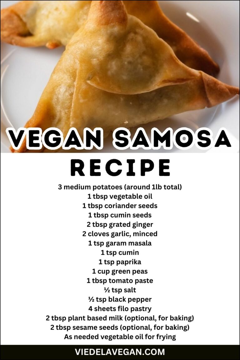 Vegan Samosa Recipe: Crispy & Flavorful Delights