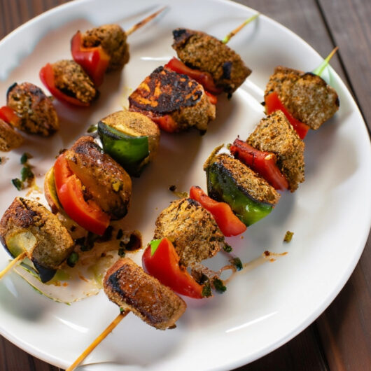 Mahbob Vegan Easy Vegan Kabobs Recipe - Ideal for BBQs and Parties